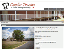 Tablet Screenshot of mycavalierhousing.com